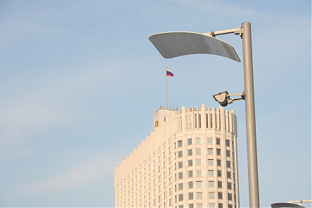 Парковка у здания Мэрии, Москва